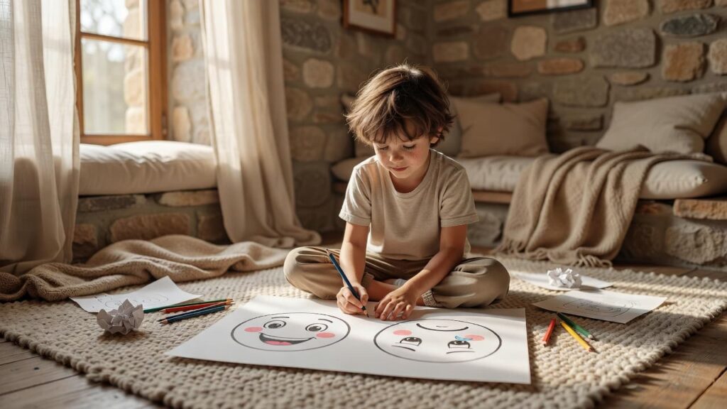 Why Children's Emotional Wellness Shapes School and Life child drawing emotional expressions 9e34d68a